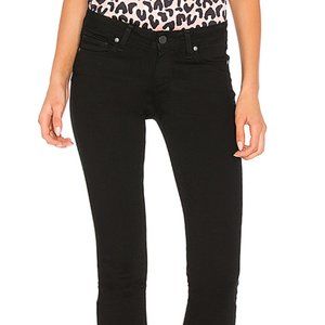 PAIGE Verdugo Crop in Black Overdye